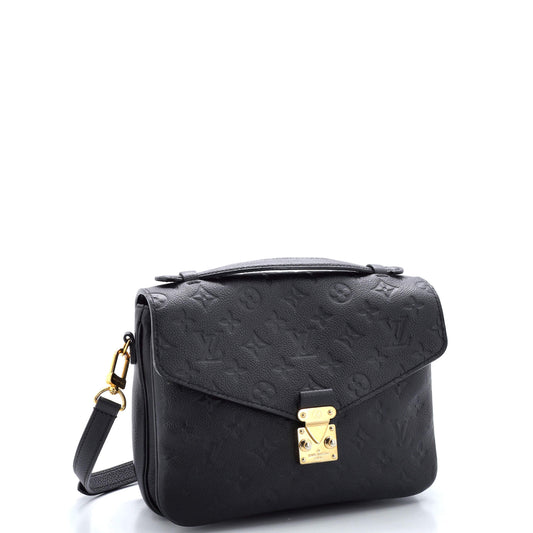 Louis Vuitton Pochette Metis Empreinte Shoulder Bag Leather Monogram Leather 3079951