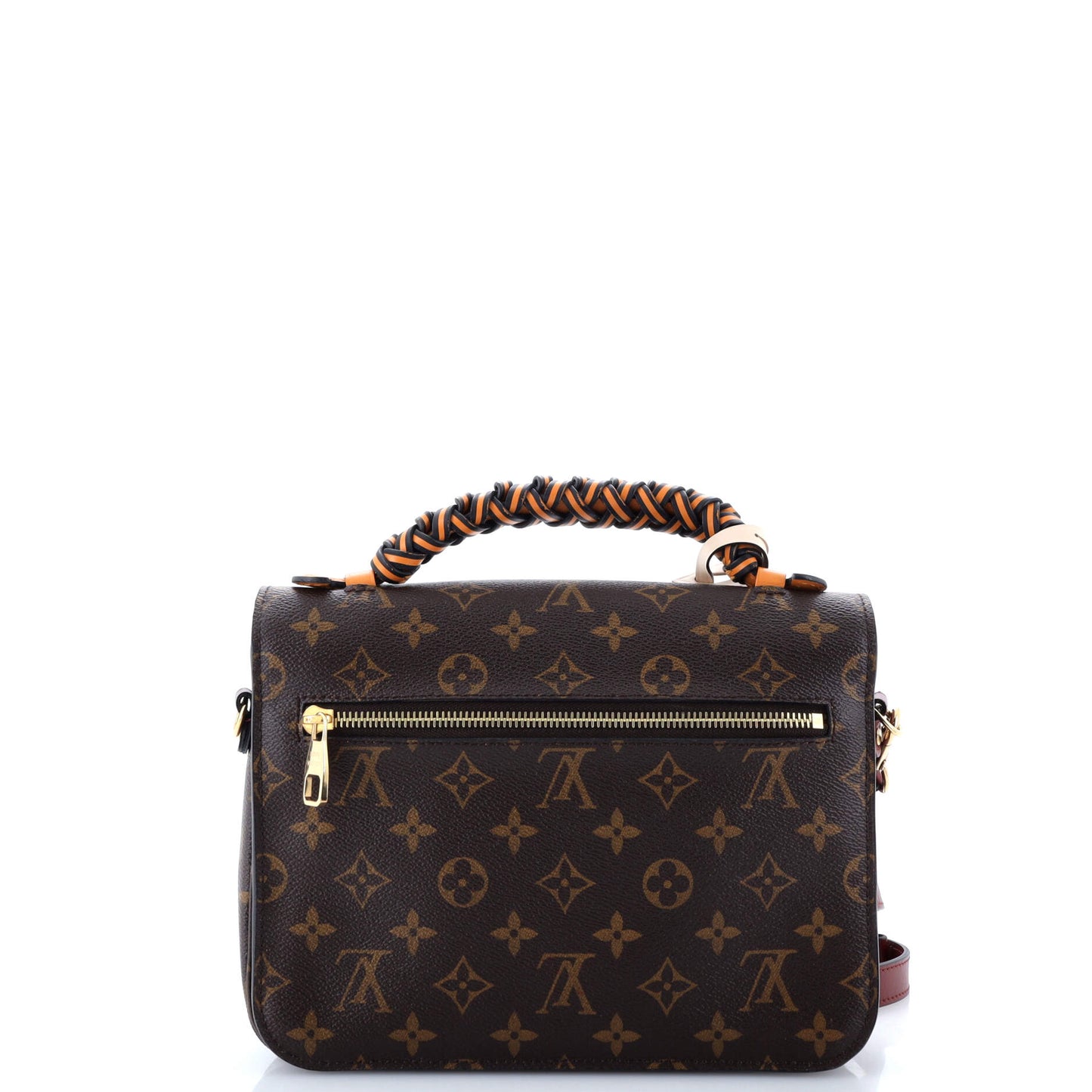 Louis Vuitton Braided Handle Pochette Metis Handbag Canvas Monogram Travel Bag Canvas 3079961