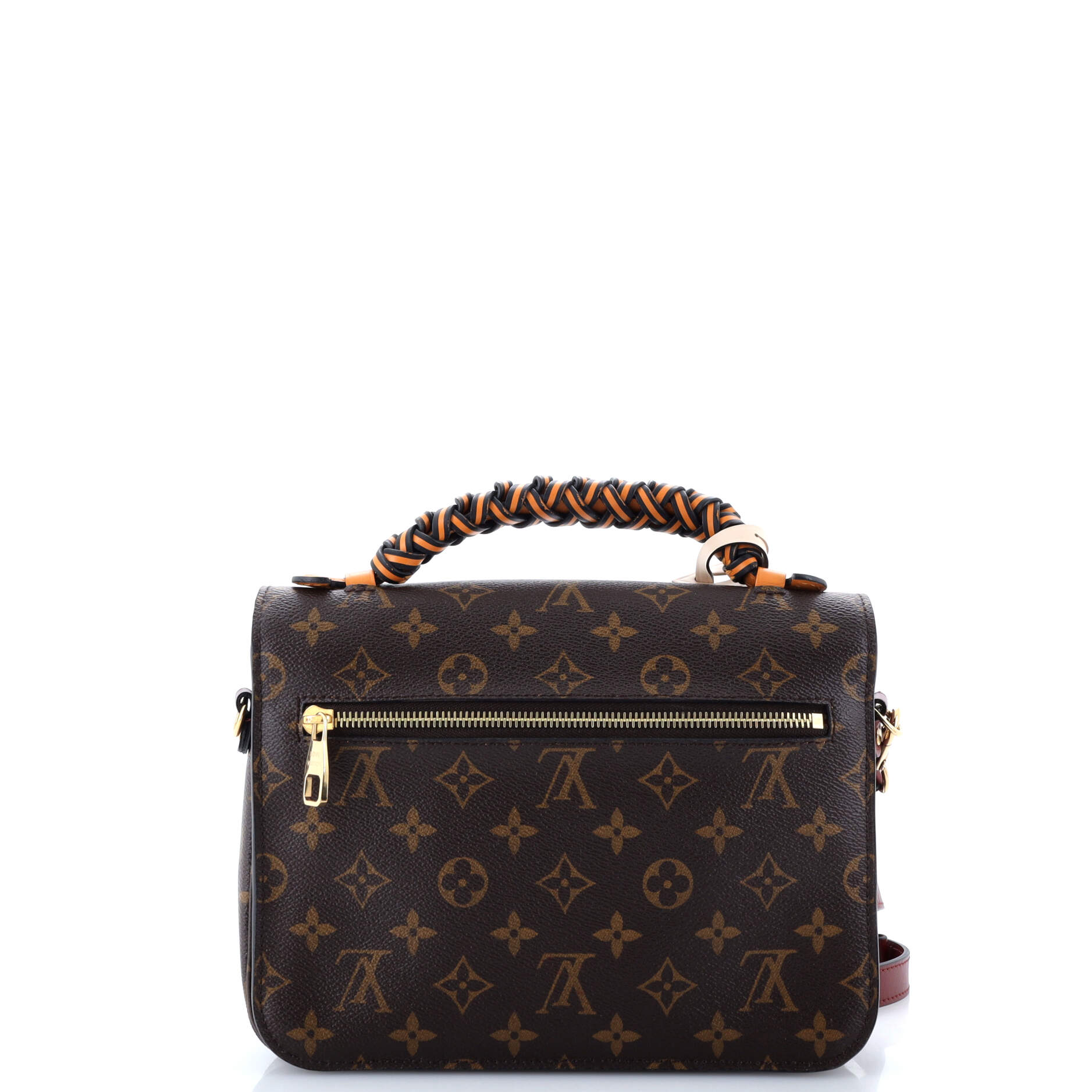 Louis Vuitton Braided Handle Pochette Metis Handbag Canvas Monogram Travel Bag Canvas 3079961