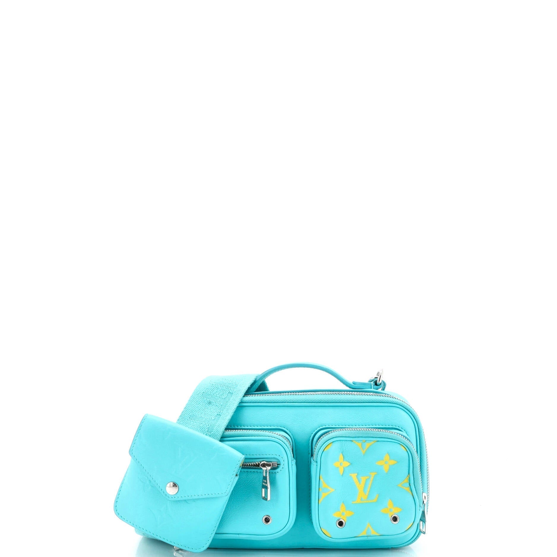 Louis Vuitton Utility Crossbody Bag Calfskin With Embossed Detail Monogram Detail 3081411