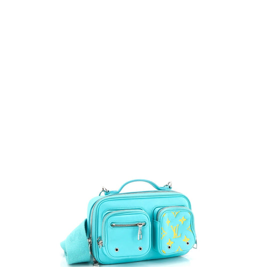 Louis Vuitton Utility Crossbody Bag Calfskin With Embossed Detail Monogram Detail 3081411