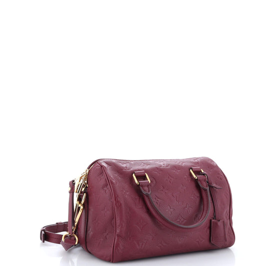 Louis Vuitton Speedy Bandouliere Bag Empreinte Leather Monogram Shoulder Bag Leather 253082492