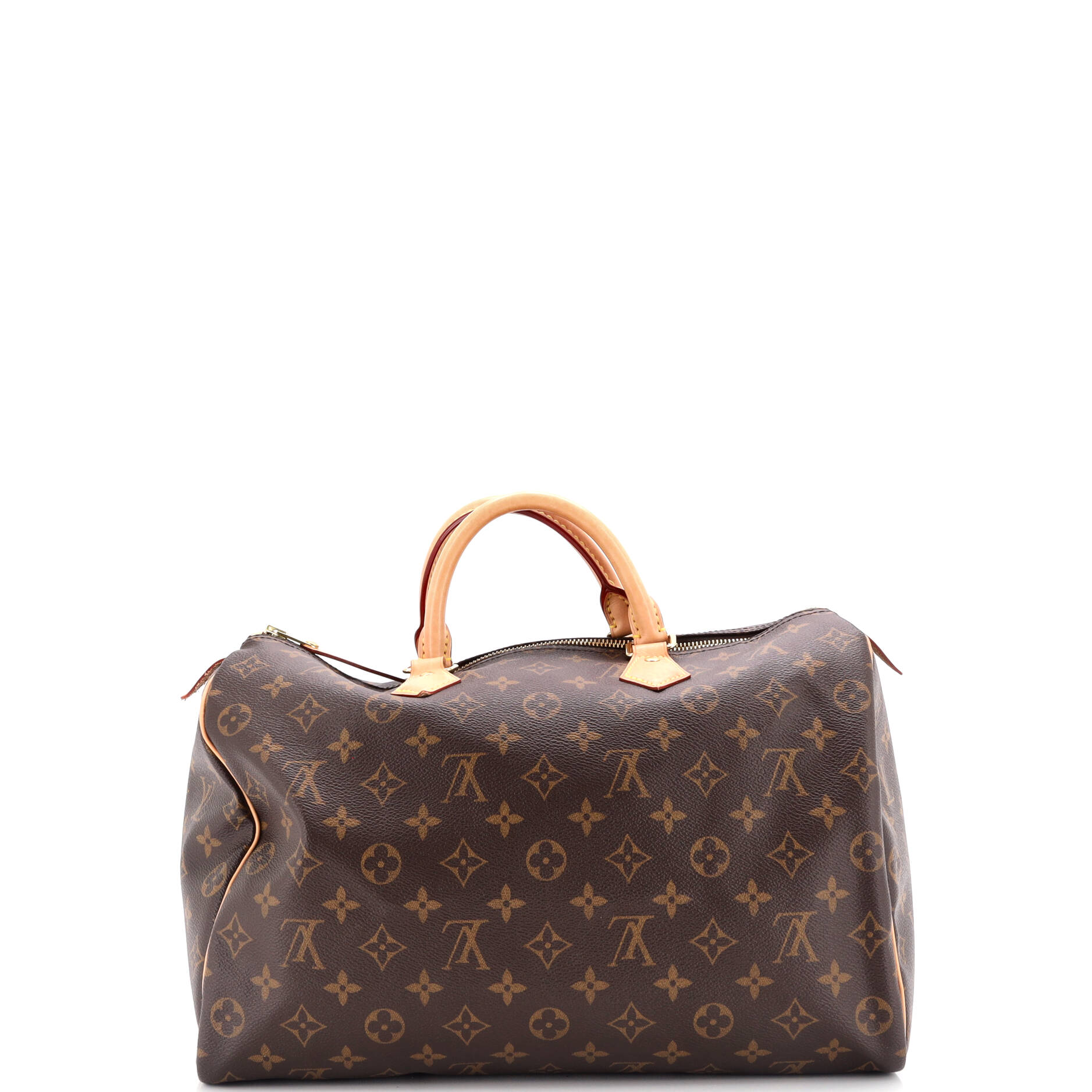 Louis Vuitton Speedy Handbag Canvas Monogram Travel Bag Canvas 353082691