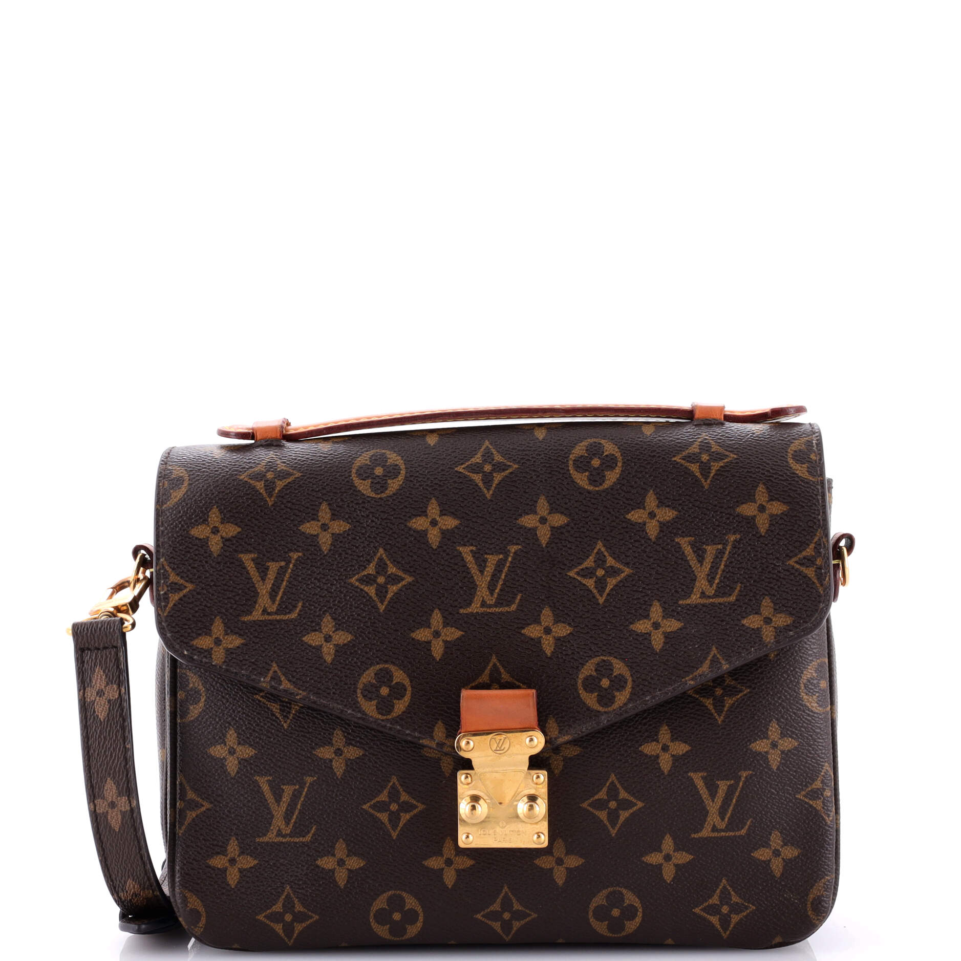 Louis Vuitton Pochette Metis Handbag Canvas Monogram Travel Bag