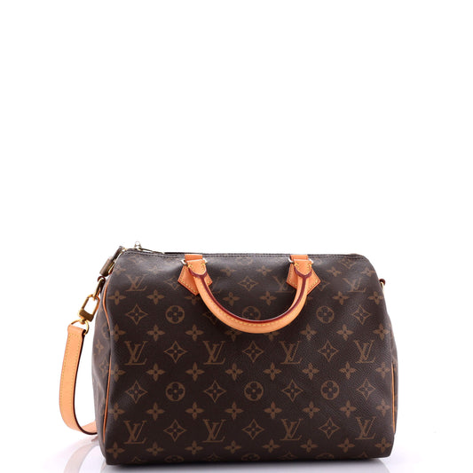 Louis Vuitton Speedy Bandouliere Bag Canvas Monogram Shoulder Bag Canvas 303084741