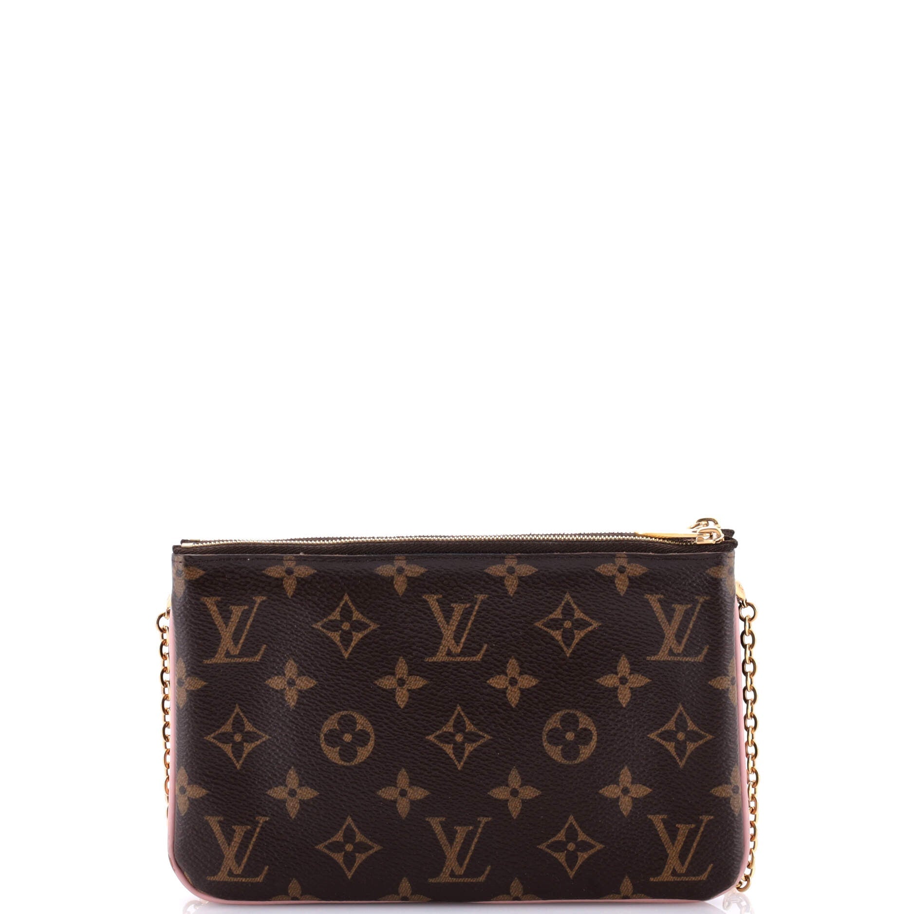 Louis Vuitton Double Zip Pochette Limited Edition Blooming Flowers Canvas Monogram Shoulder Bag Canvas 3084826