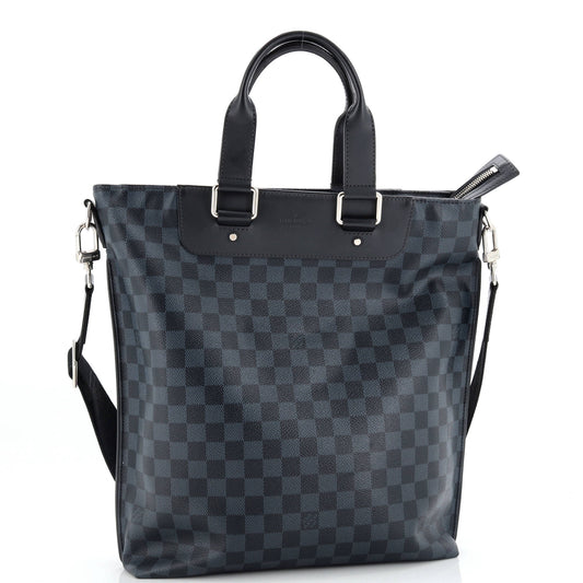 Louis Vuitton Cabas Sac Jour Satchel Damier Cobalt Tote Bag