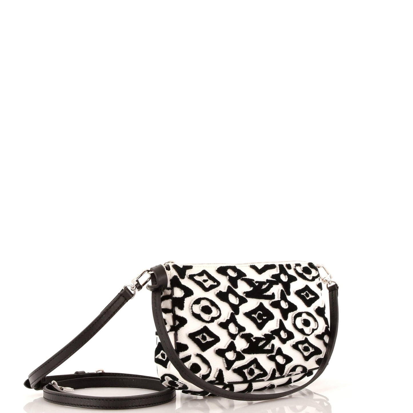 Louis Vuitton Pochette Accessoires Nm Limited Edition Urs Fischer Canvas Monogram Shoulder Bag