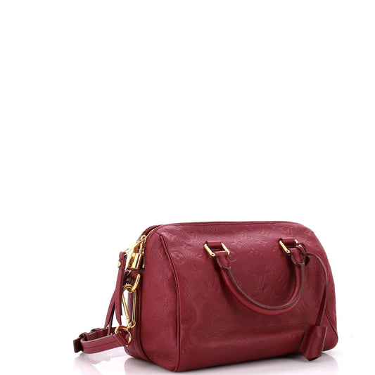 Louis Vuitton Speedy Bandouliere Bag Empreinte Leather Monogram Shoulder Bag Leather 253086461
