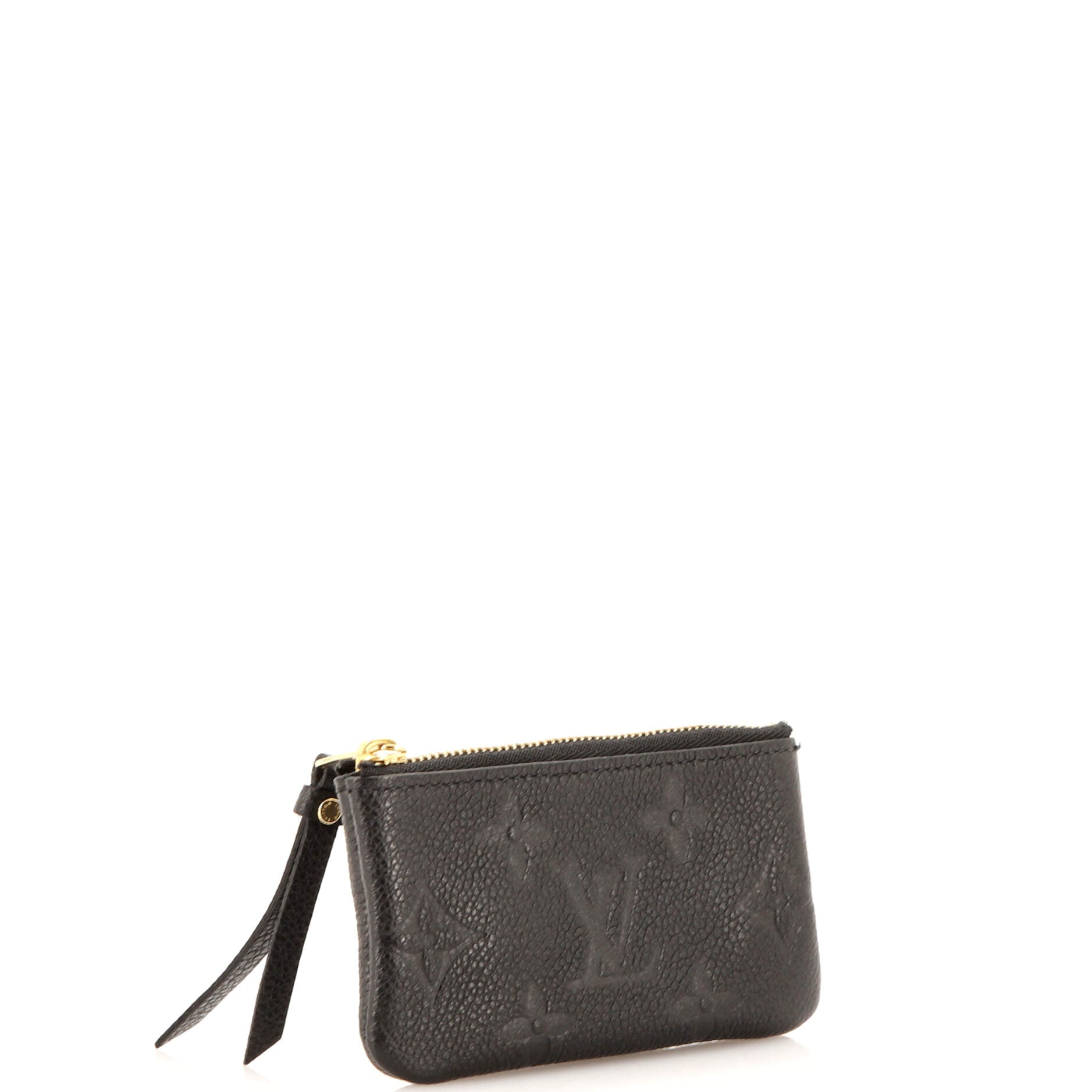Louis Vuitton Zip Key Pouch Empreinte Handbag Leather Monogram Travel Bag
