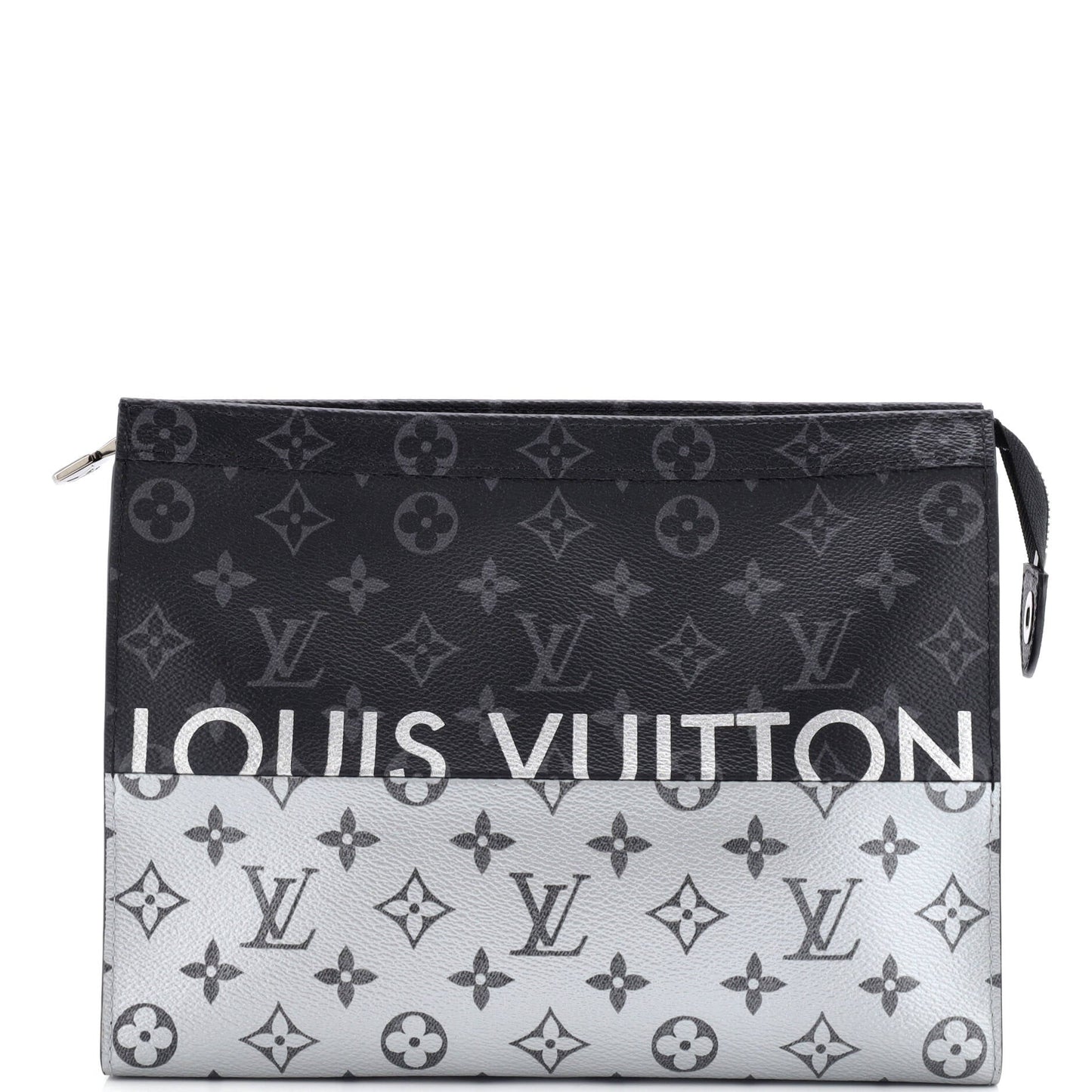 Louis Vuitton Pochette Voyage Eclipse Split Mm Clutch Bag Canvas Monogram