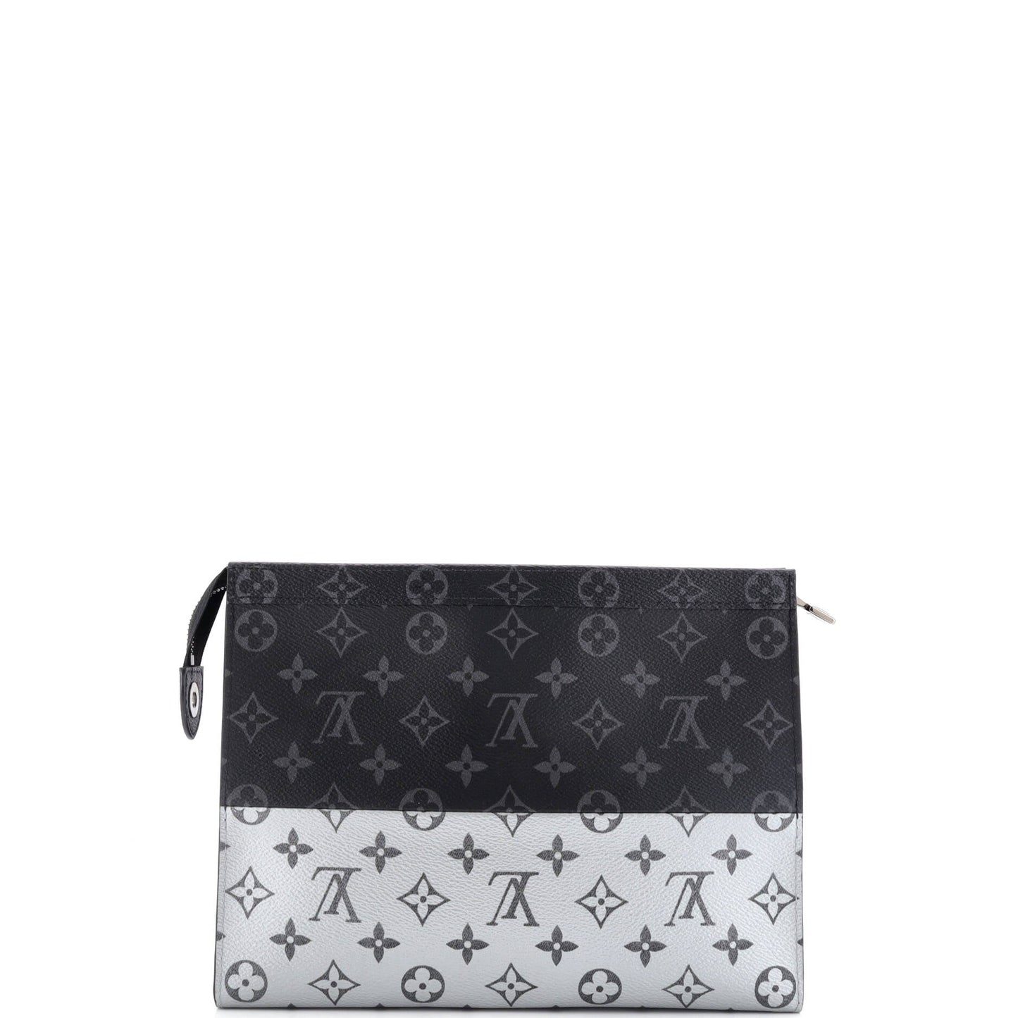 Louis Vuitton Pochette Voyage Eclipse Split Mm Clutch Bag Canvas Monogram
