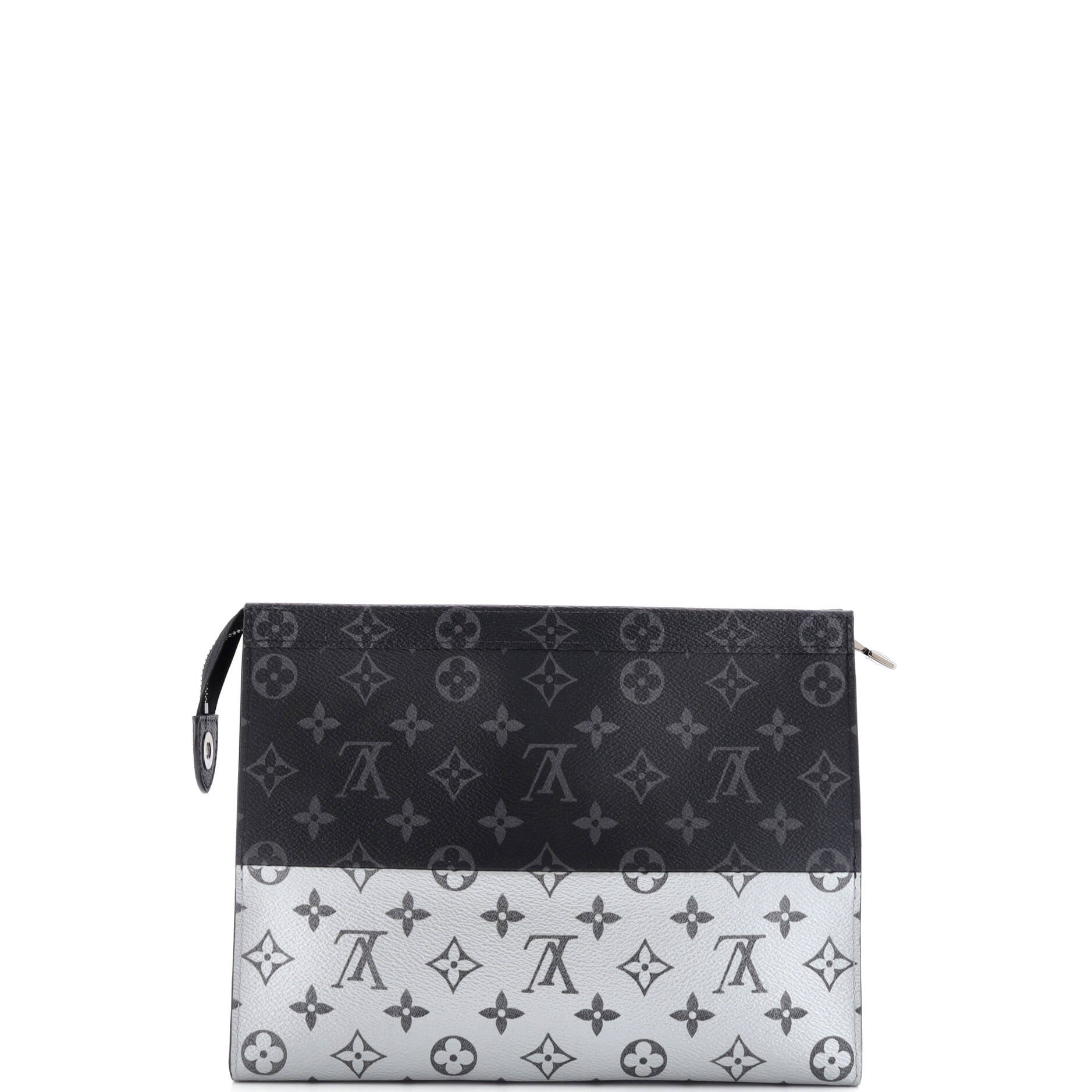Louis Vuitton Pochette Voyage Eclipse Split Mm Clutch Bag Canvas Monogram
