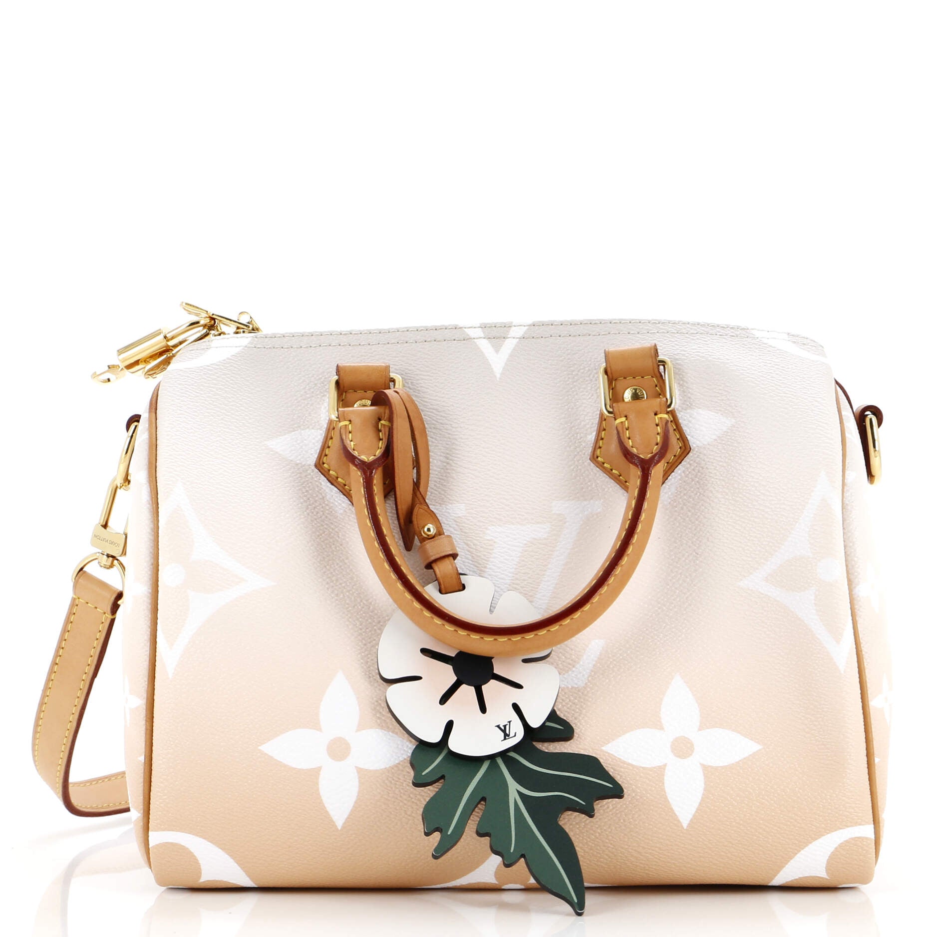 Louis Vuitton Speedy Bandouliere Bag By The Pool Giant Monogram Travel Bag