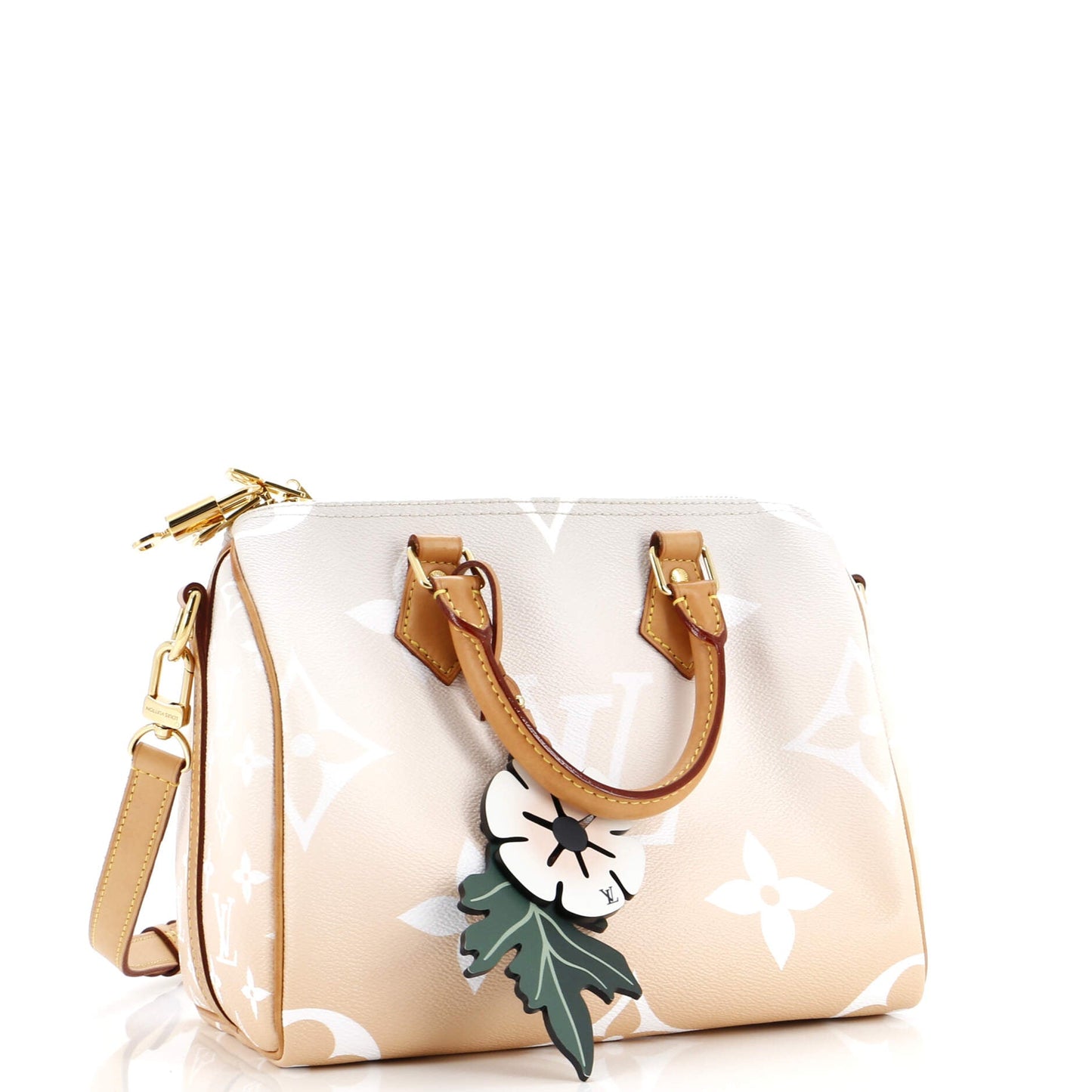 Louis Vuitton Speedy Bandouliere Bag By The Pool Giant Monogram Travel Bag