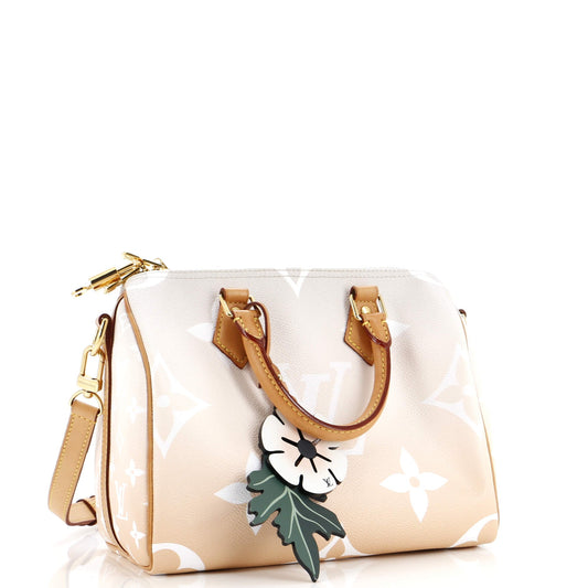 Louis Vuitton Speedy Bandouliere Bag By The Pool Giant Monogram Travel Bag