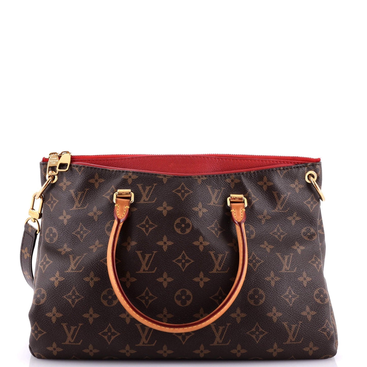 Louis Vuitton Pallas Tote Canvas Monogram Shoulder Bag