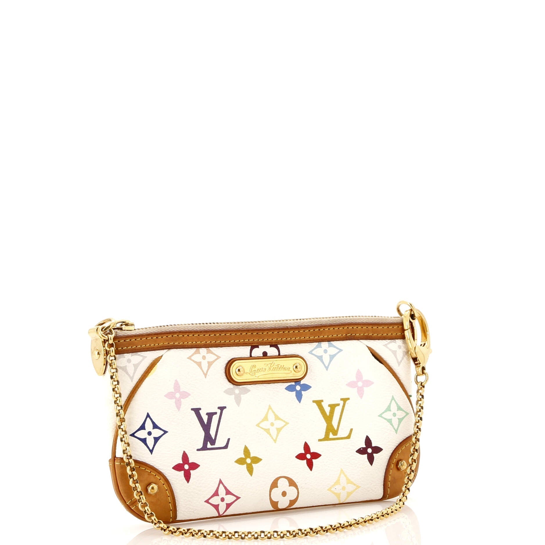 Louis Vuitton Milla Pochette Multicolor Mm Clutch Bag Monogram