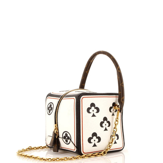 Louis Vuitton Square Bag Limited Edition Game On With Leather Canvas Shoulder Bag