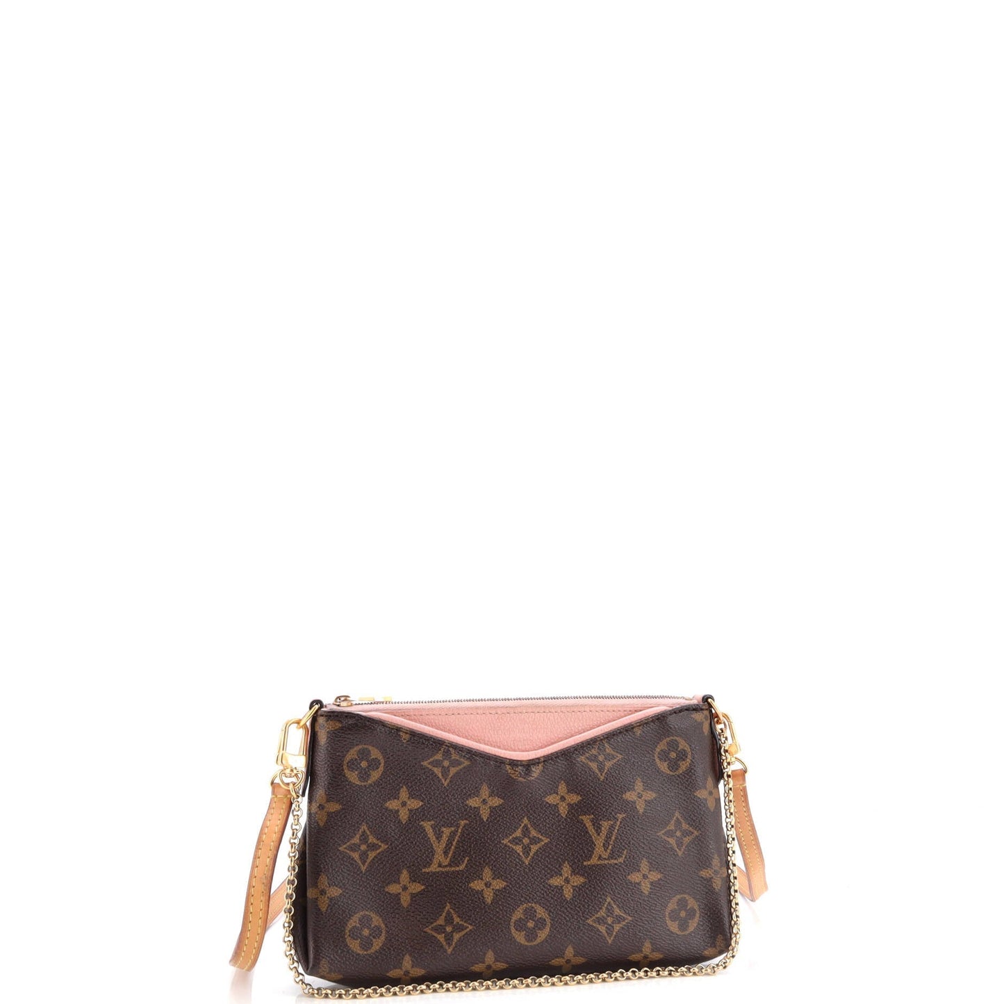 Louis Vuitton Pallas Clutch Canvas Monogram Clutch Bag