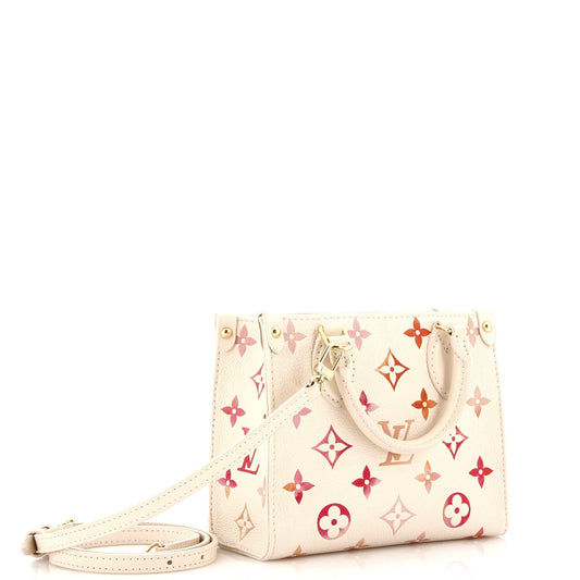 Louis Vuitton Onthego Tote Empreinte Sunrise Uarelle Bb Monogram Tote Bag