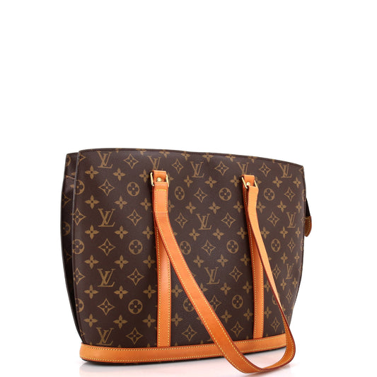 Louis Vuitton Babylone Handbag Canvas Monogram Tote Bag