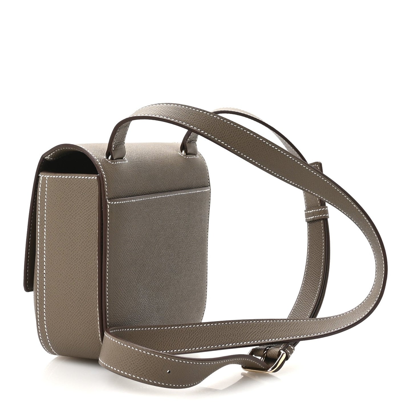 Hermes Epsom Della Cavalleria Etoupe Handbag Mini Travel Bag