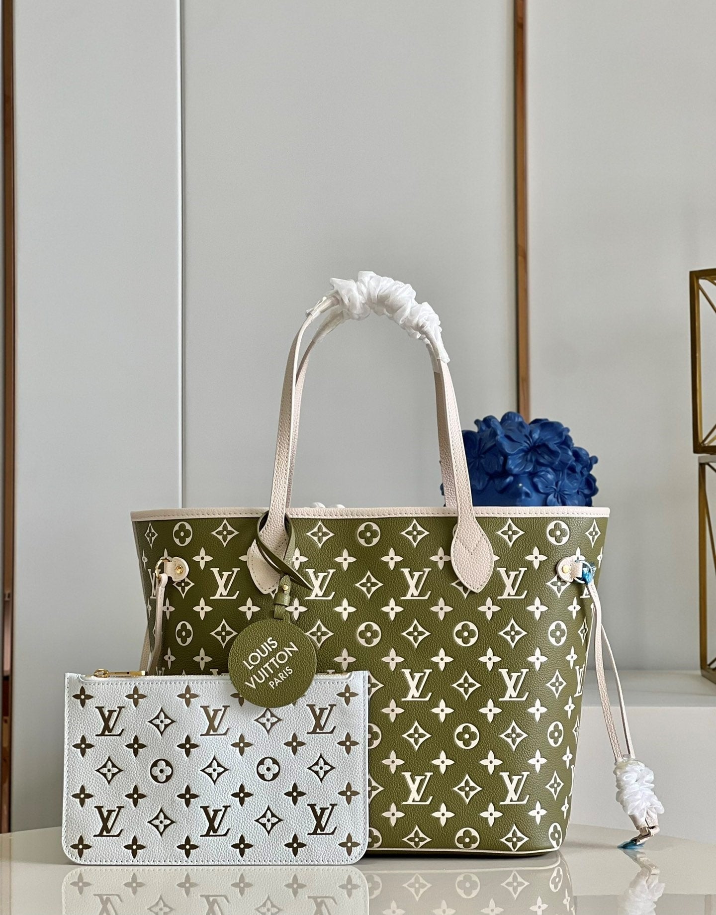 Top Quality Neverfull Mm Empreinte Khaki For Monogram Beige Tote Bag