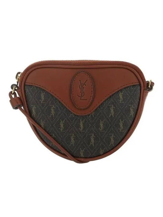 YSL Saint Laurent Saint Laurent Trending Le Coir Coin Cross Canvas Monogram Travel Bag