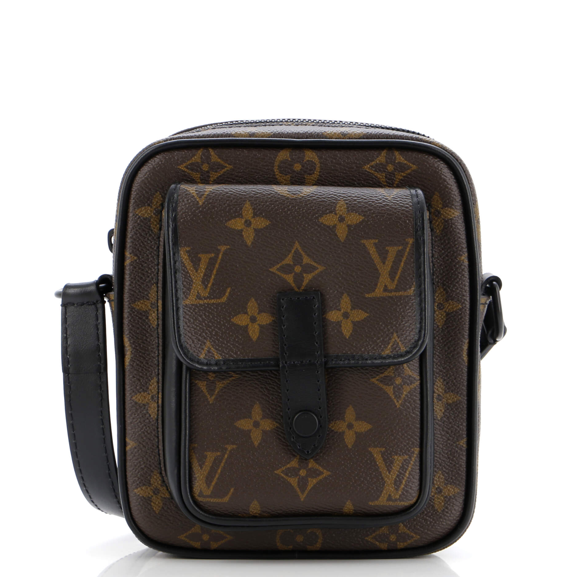 Louis Vuitton Christopher Wearable Wallet Macassar Messenger Bag Canvas Monogram Travel Bag