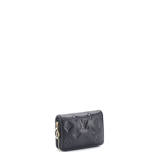 Louis Vuitton Coussin Lou Wallet Embossed Lambskin Handbag Monogram Travel Bag
