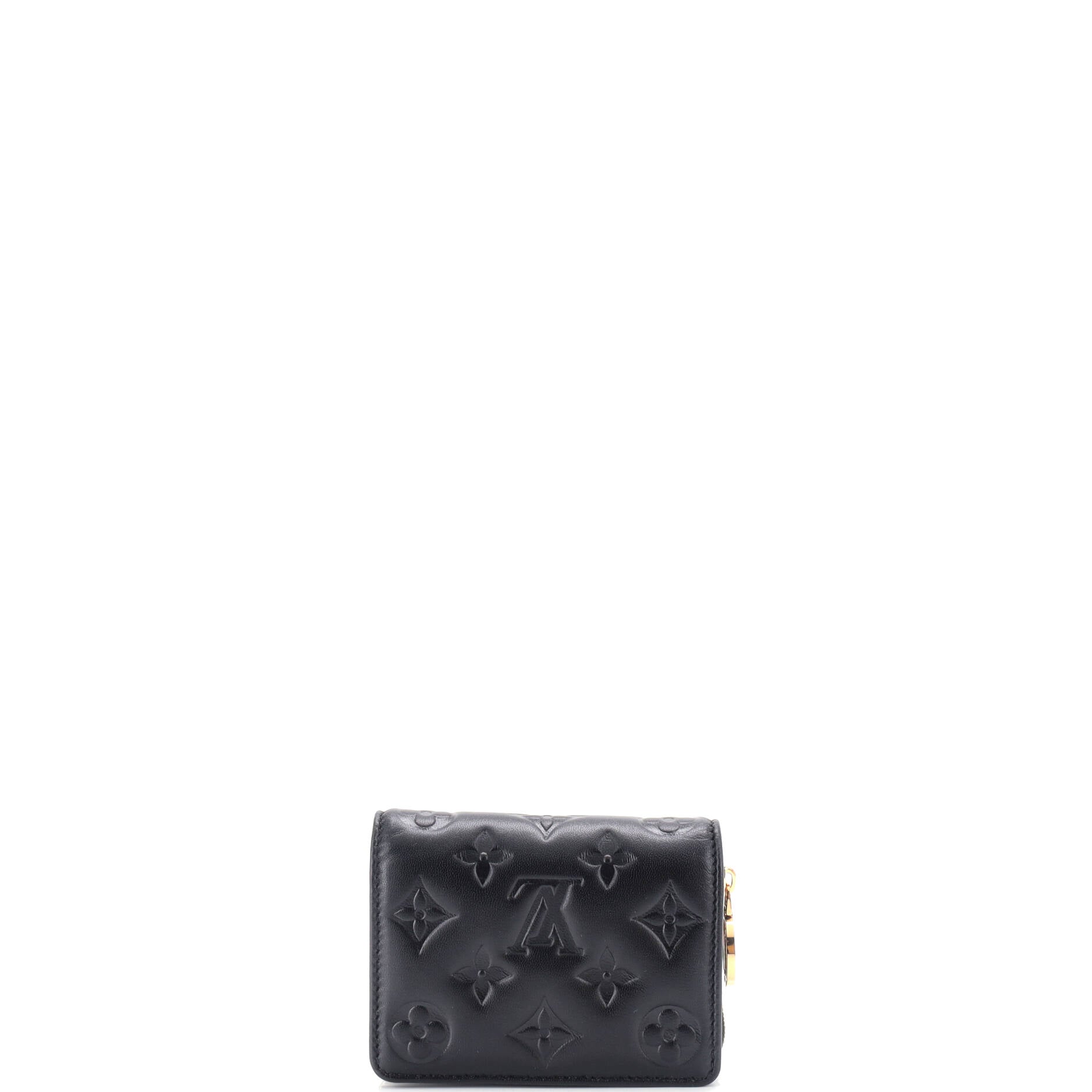 Louis Vuitton Coussin Lou Wallet Embossed Lambskin Handbag Monogram Travel Bag