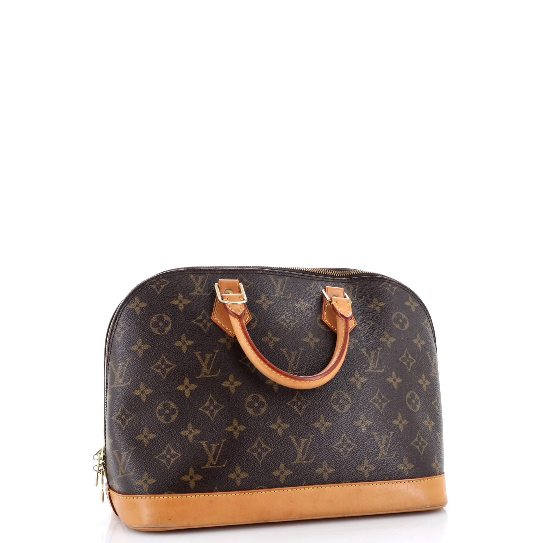 Louis Vuitton Alma Handbag Pm Canvas Monogram Travel Bag