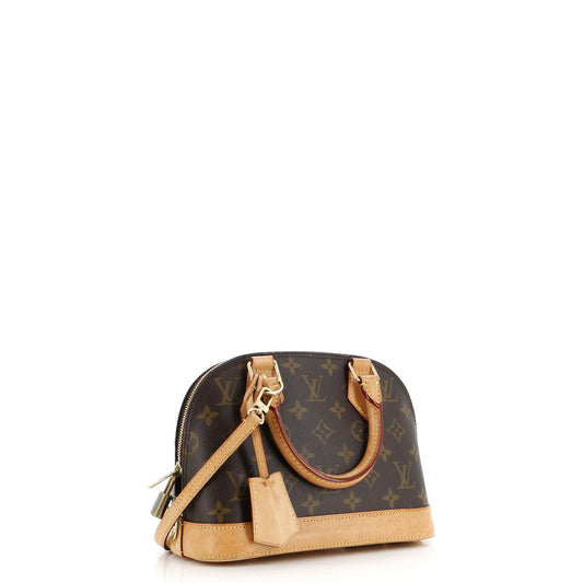 Louis Vuitton Alma Handbag Bb Canvas Monogram Travel Bag Canvas Bb3117273