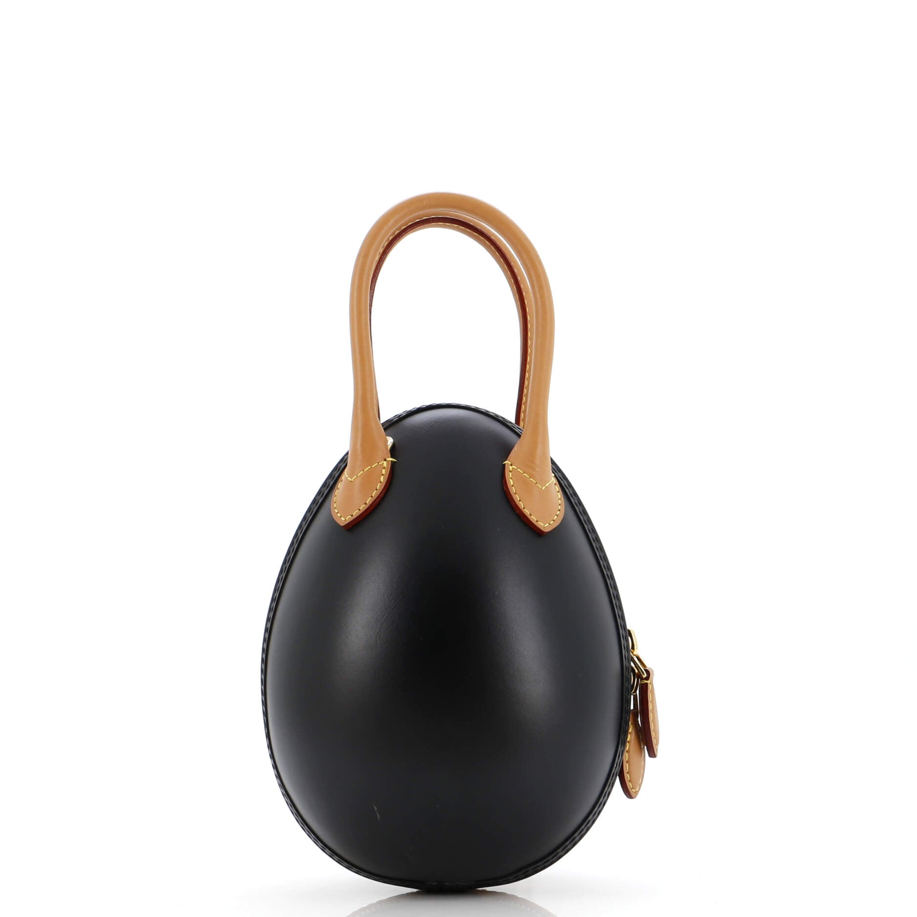 Louis Vuitton Egg Bag And Leather Canvas Shoulder Bag