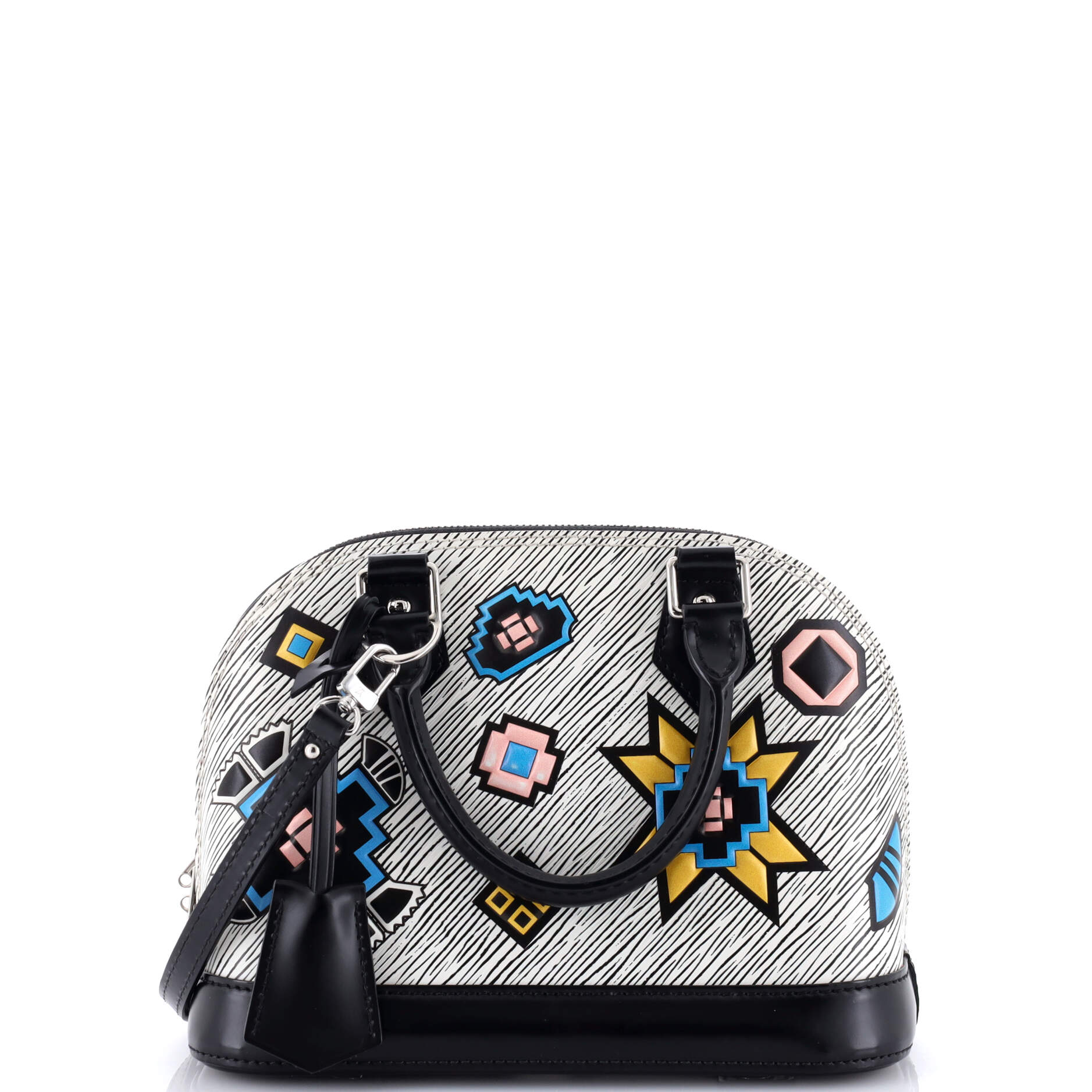 Louis Vuitton Alma Handbag Limited Edition Azteque Epi Bb Leather Travel Bag