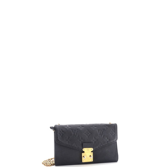 Louis Vuitton Saint Germain Pochette Empreinte Shoulder Bag Leather Monogram