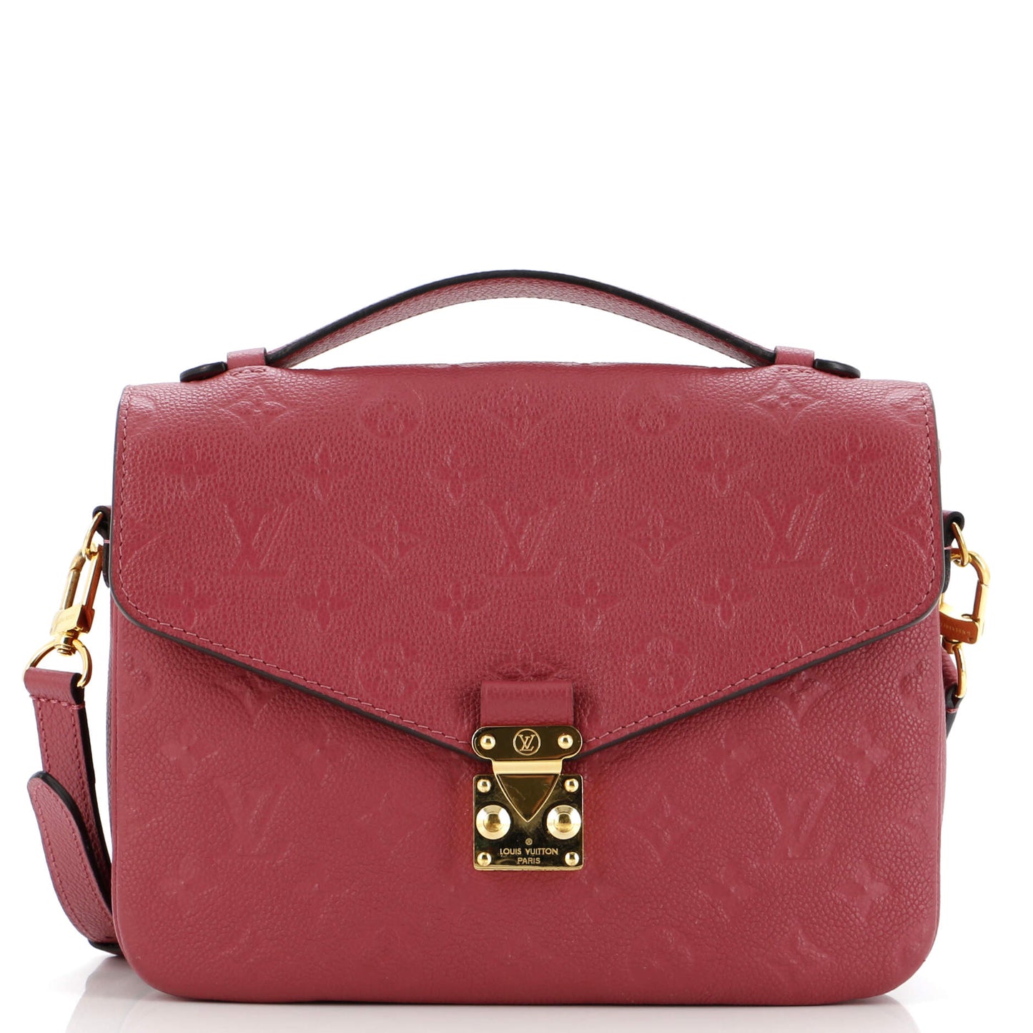 Louis Vuitton Pochette Metis Empreinte Shoulder Bag Leather Monogram Leather 3126051