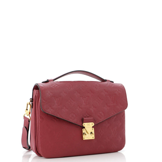 Louis Vuitton Pochette Metis Empreinte Shoulder Bag Leather Monogram Leather 3126051
