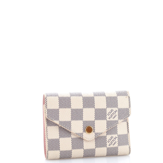 Louis Vuitton Victorine Wallet Damier Handbag Travel Bag