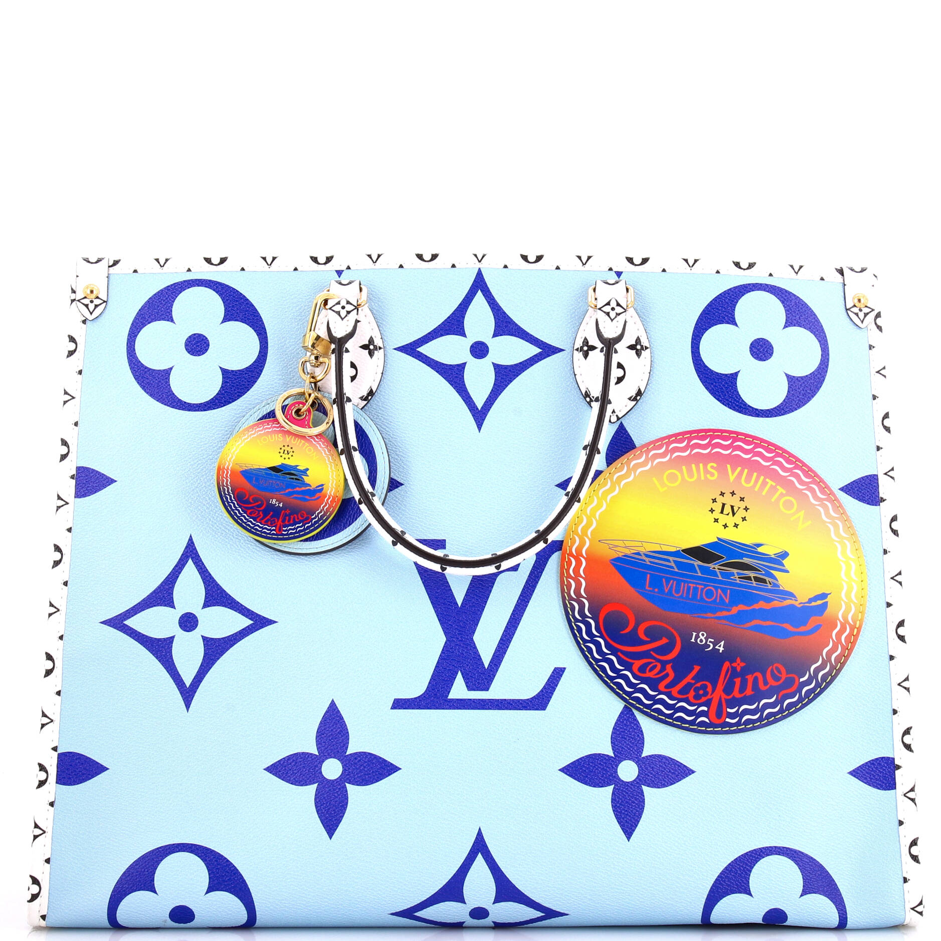 Louis Vuitton Onthego Tote Limited Edition Cities Colored Giant Monogram Tote Bag