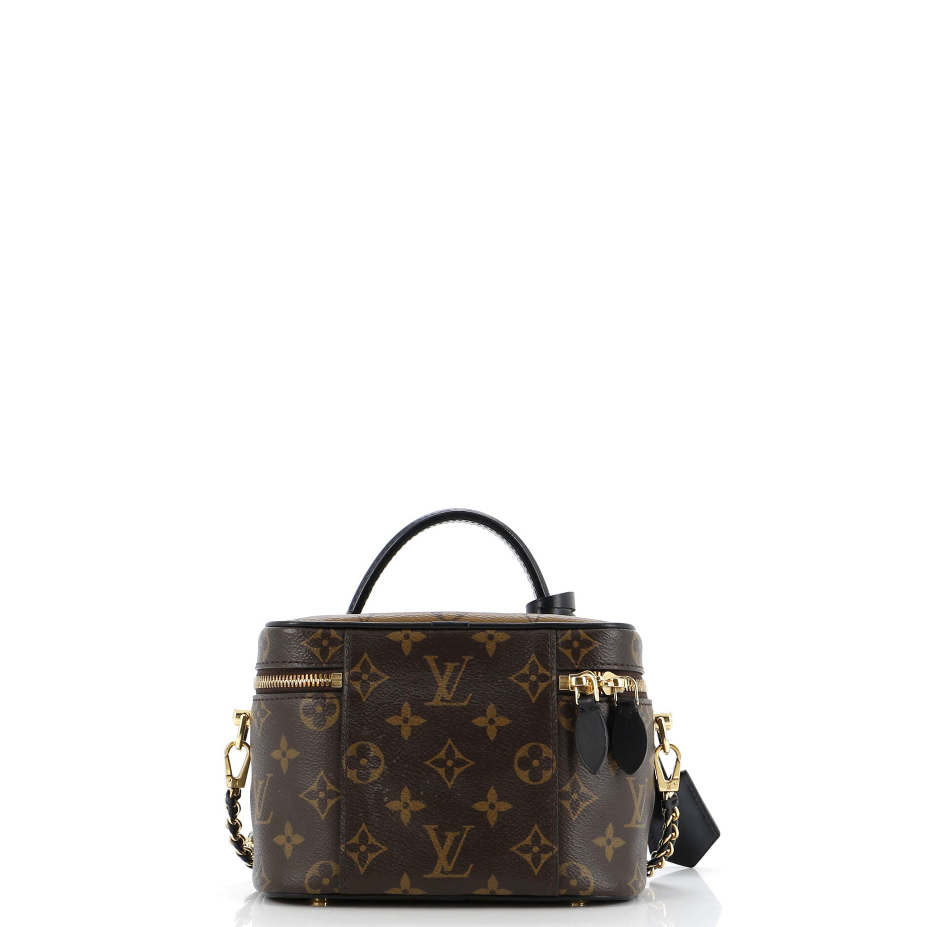 Louis Vuitton Vanity Handbag Reverse Pm Canvas Monogram Travel Bag