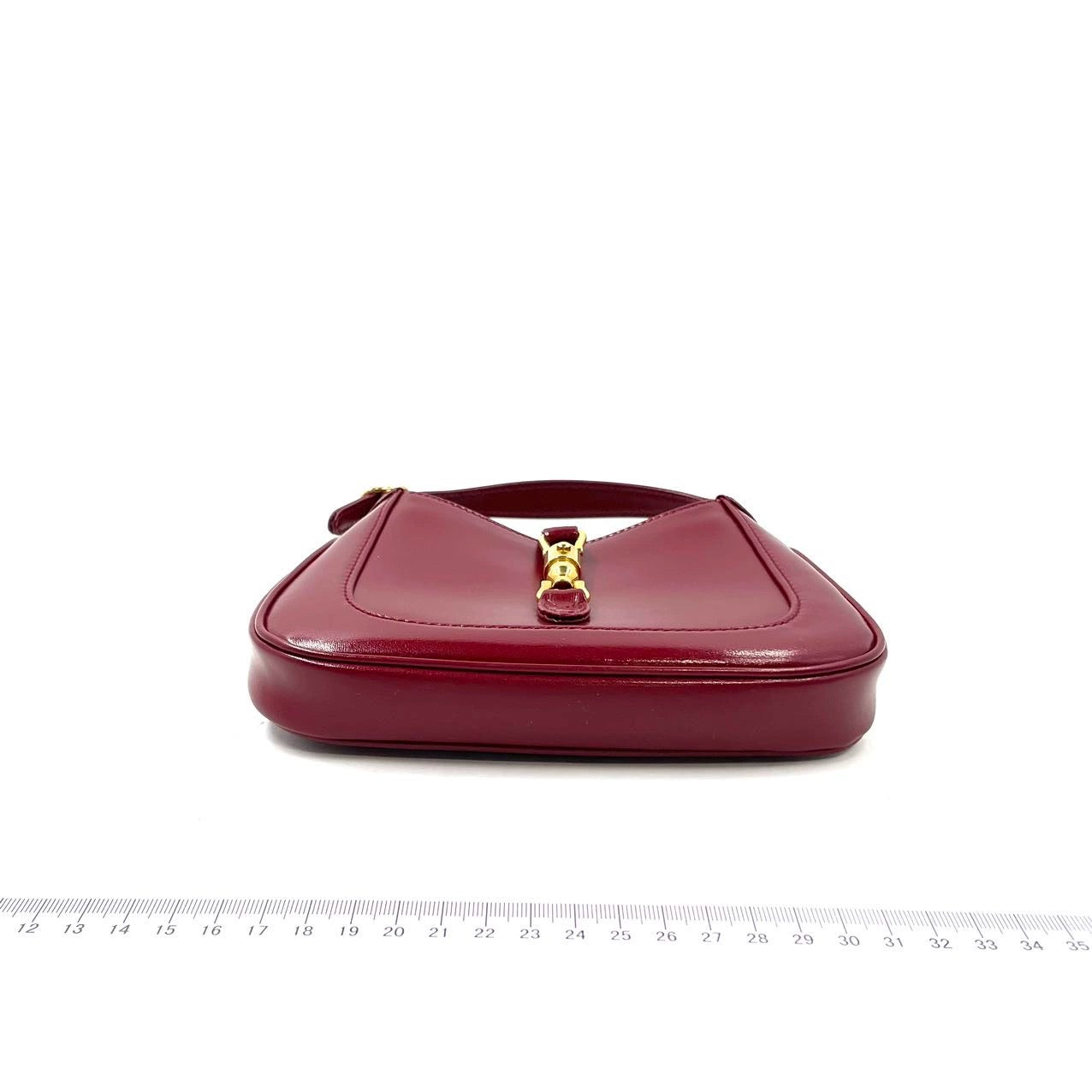 Gucci Jackie Burgundy Leather Red Mini Travel Bag Bag 1