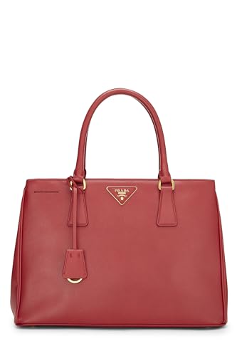 Prada Executive Tote Saffiano Red Medium Tote Bag