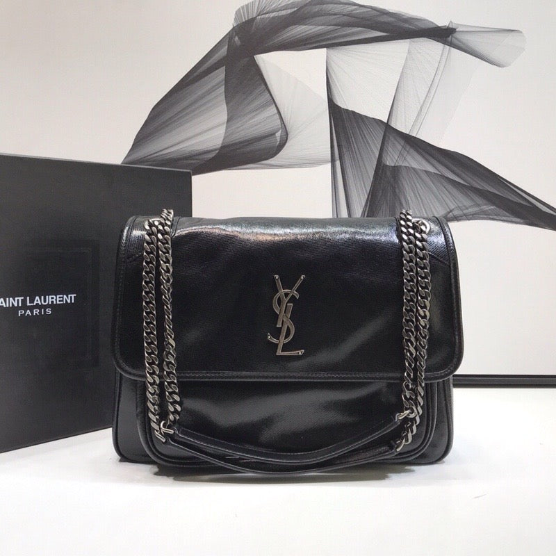 YSL Saint Laurent Niki Shoulder Bag Monogram Chain 11In28Cm Ysl 2598