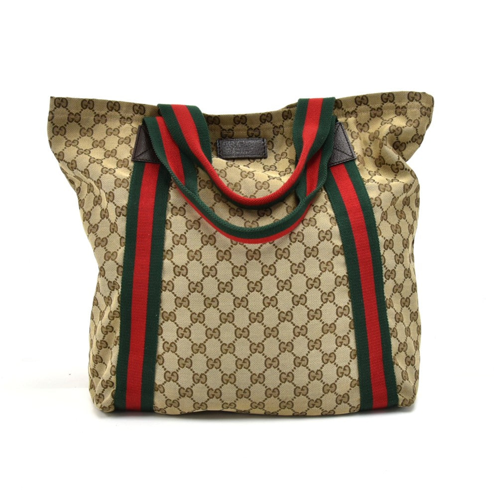Gucci Original Soft Tote Bag Canvas Monogram