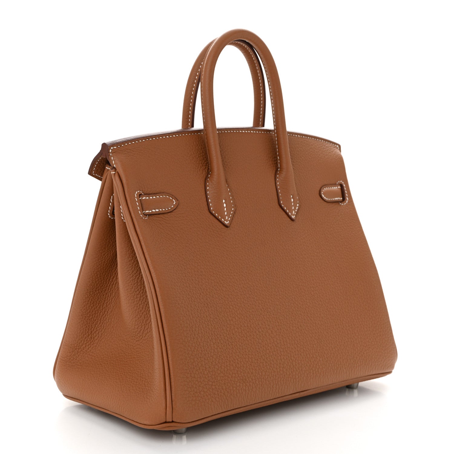 Hermes Togo Birkin Handbag Gold Travel Bag 25 Gold 1756411