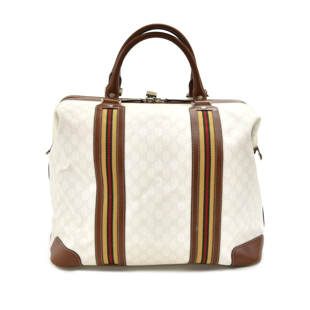 Gucci Supreme Web Bag Canvas Monogram Travel Bag