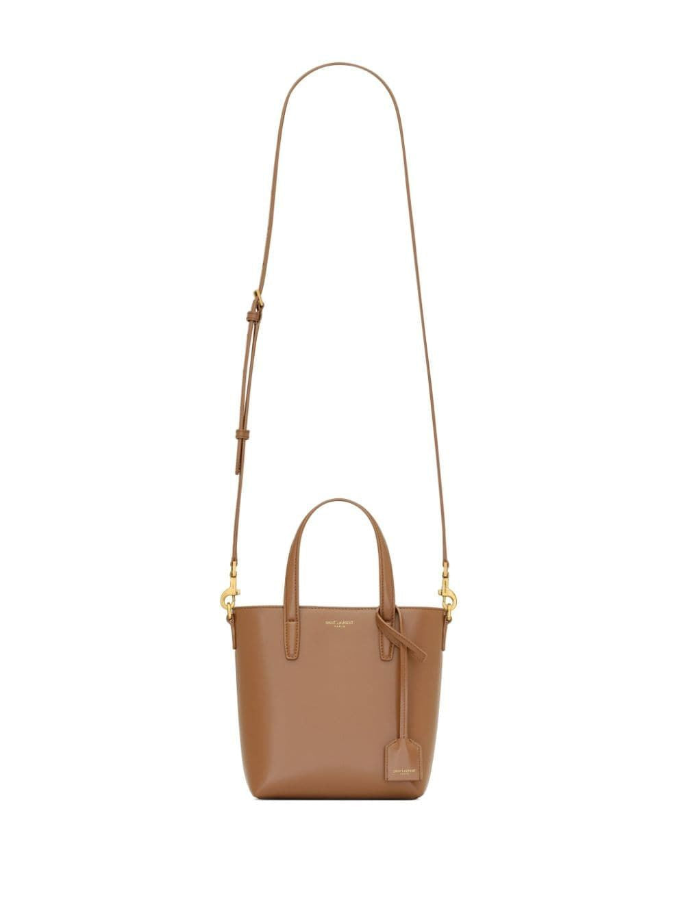 YSL Saint Laurent Saint Laurent Trending Women Fox Coloured Mini Leather Brown Tote Bag
