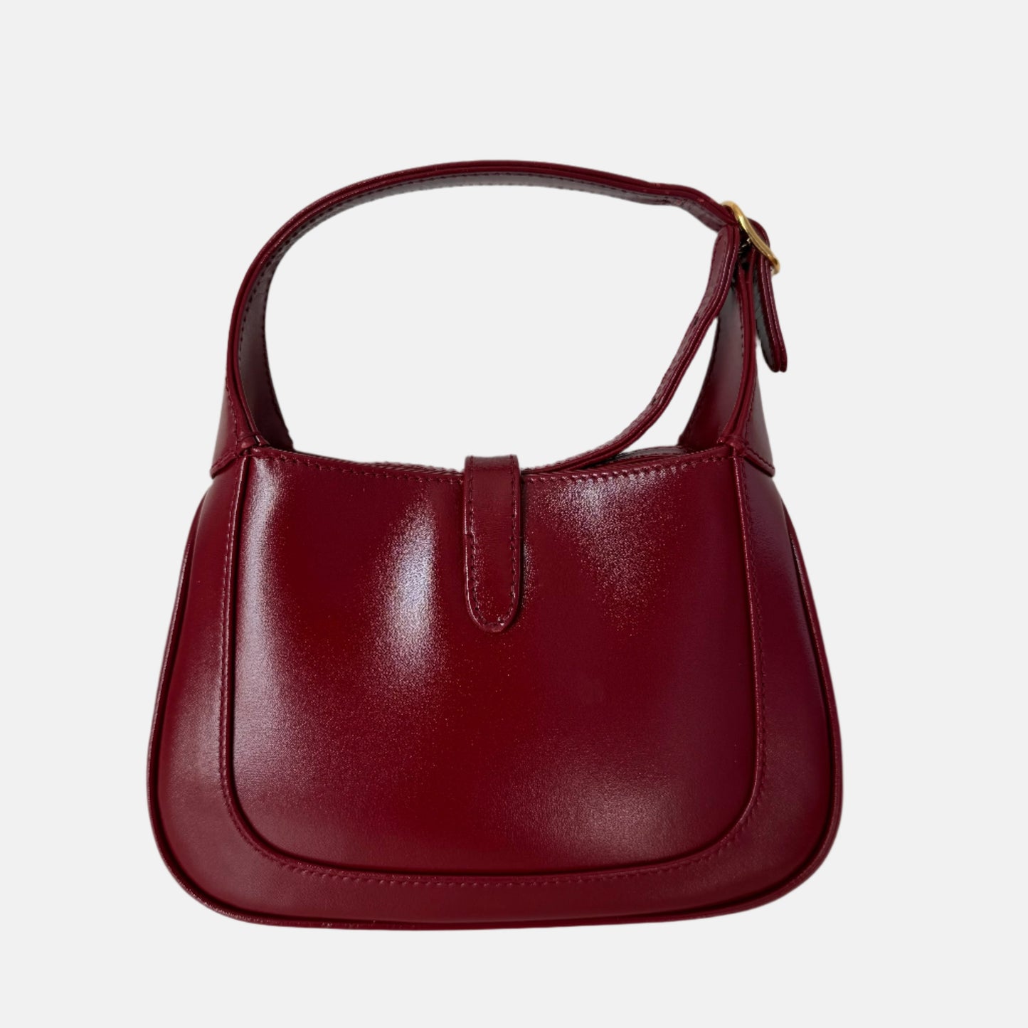 Gucci Jackie Burgundy Leather Red Mini Travel Bag Bag 3